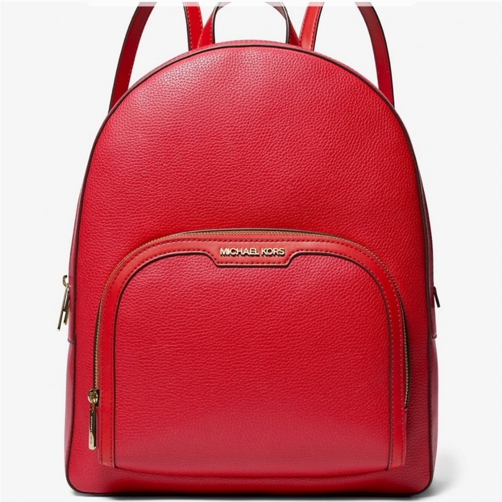 MICHAEL KORS Large Jaycee Leather Backpack NWT - Picture 3 of 11